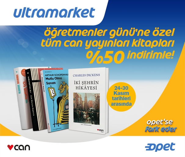 Öğretmenler Günü Kampanyası Can Yayınları %50 İndirim /  Son Geçerlilik Tarihi: 30 Kasım 2021